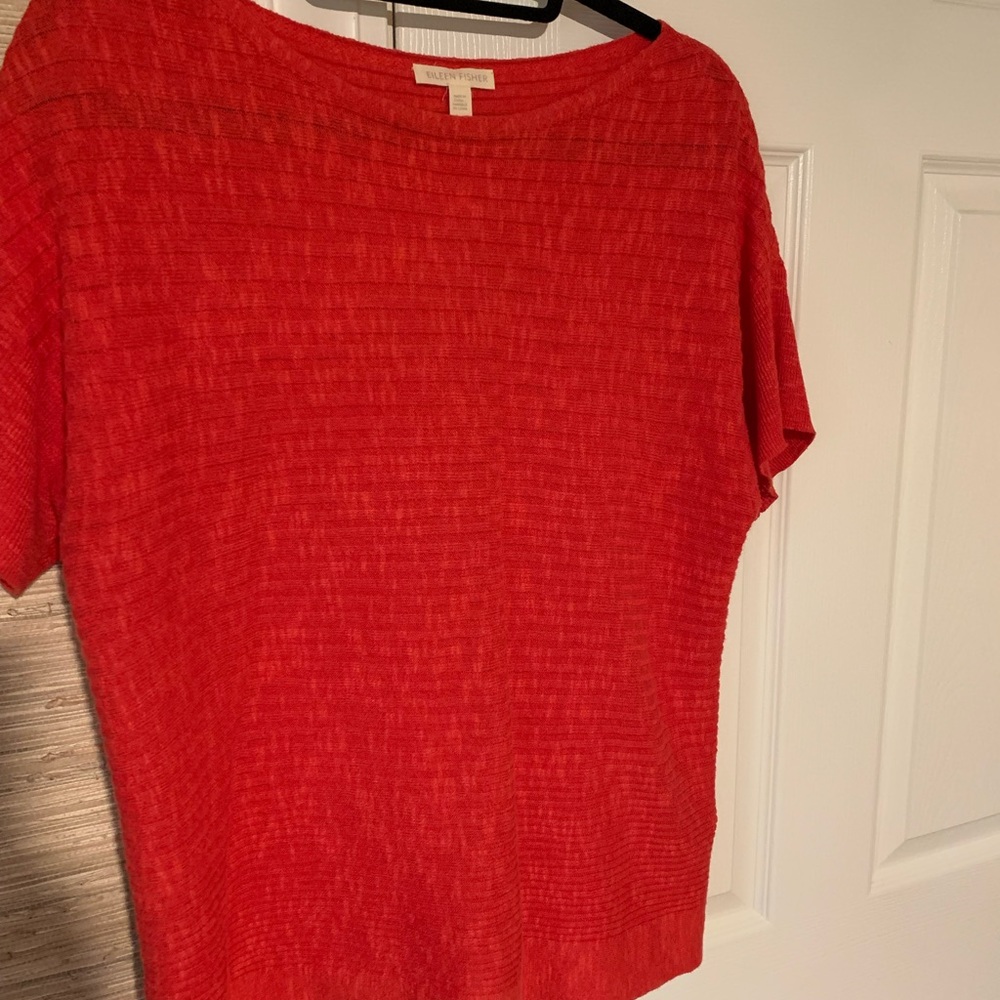 Eileen Fisher linen and cotton top